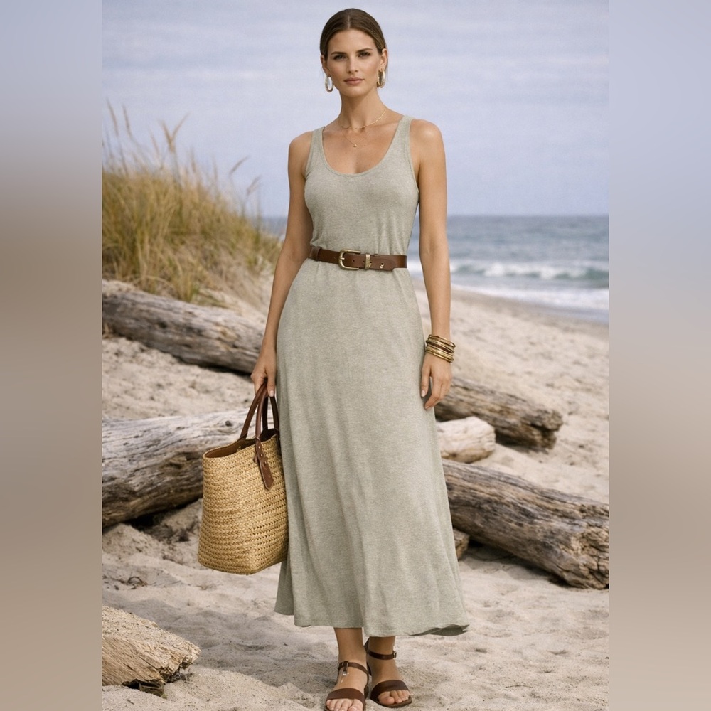 Polo by Ralph Lauren Linen Tan Dress, NWT